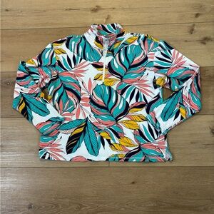 T by Talbots Floral Shirt Large